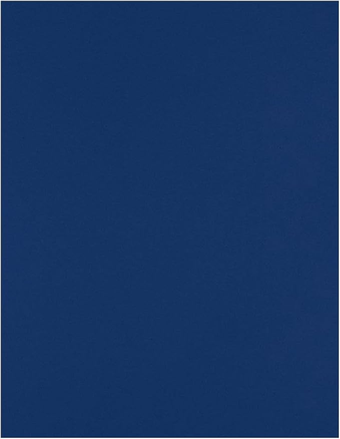 LUXPaper 8.5" x 11" Cardstock | Letter Size | Navy Blue | 100lb. Cover | 50 Qty by LUXPaper