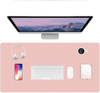 PU Leather Desk Pad Protector Gaming Mouse Pad Non Slip Desk Mat by Unknown