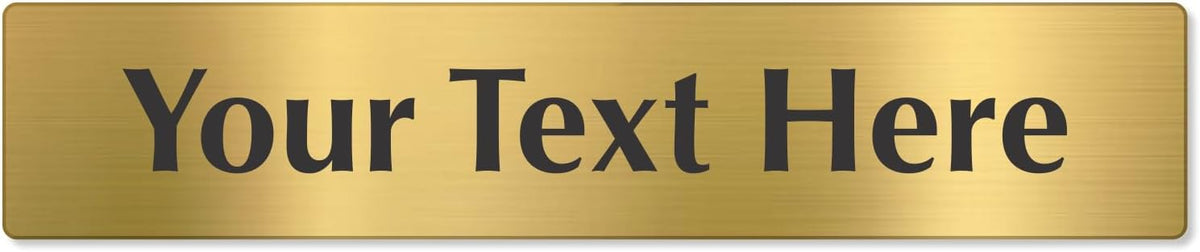 SmartSign Custom Brass Sign