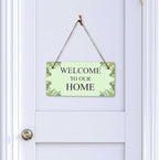 Signs ByLITA Greenery Wreath Personalized Hanging Wall or Door Sign | Custom - Image 6