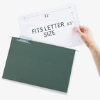 HERKKA Extra Capacity Hanging File Folders, 30 Pack Reinforced Hang Folders - Image 3