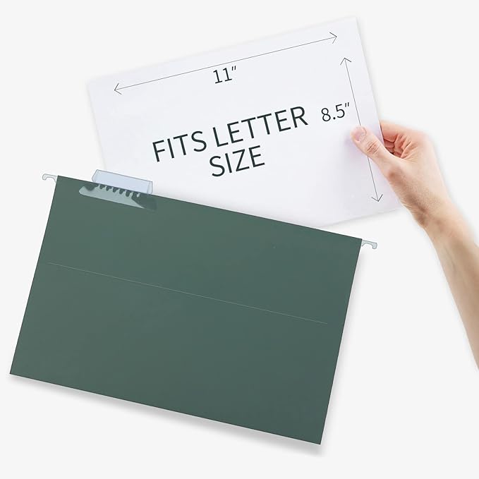 HERKKA Extra Capacity Hanging File Folders, 30 Pack Reinforced Hang Folders - Image 3
