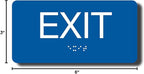 ADA Compliant Exit Sign with Braille - Image 8