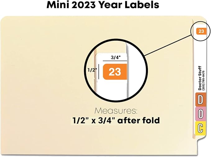 2023 MINI Year Stickers, Doctor Stuff 2023 Chart Stickers, Ames Small Style - Image 4