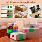 PARLAIM 1050 PCS Color Coding Labels Circle Dot Stickers,10 Color Style Colorful Coding Label Sticker for Office,Student Classroom