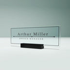 EGD Acrylic Desk Name Plate Personalized I Cute Office Decor I Office Desk by E-GraphicDesignInc