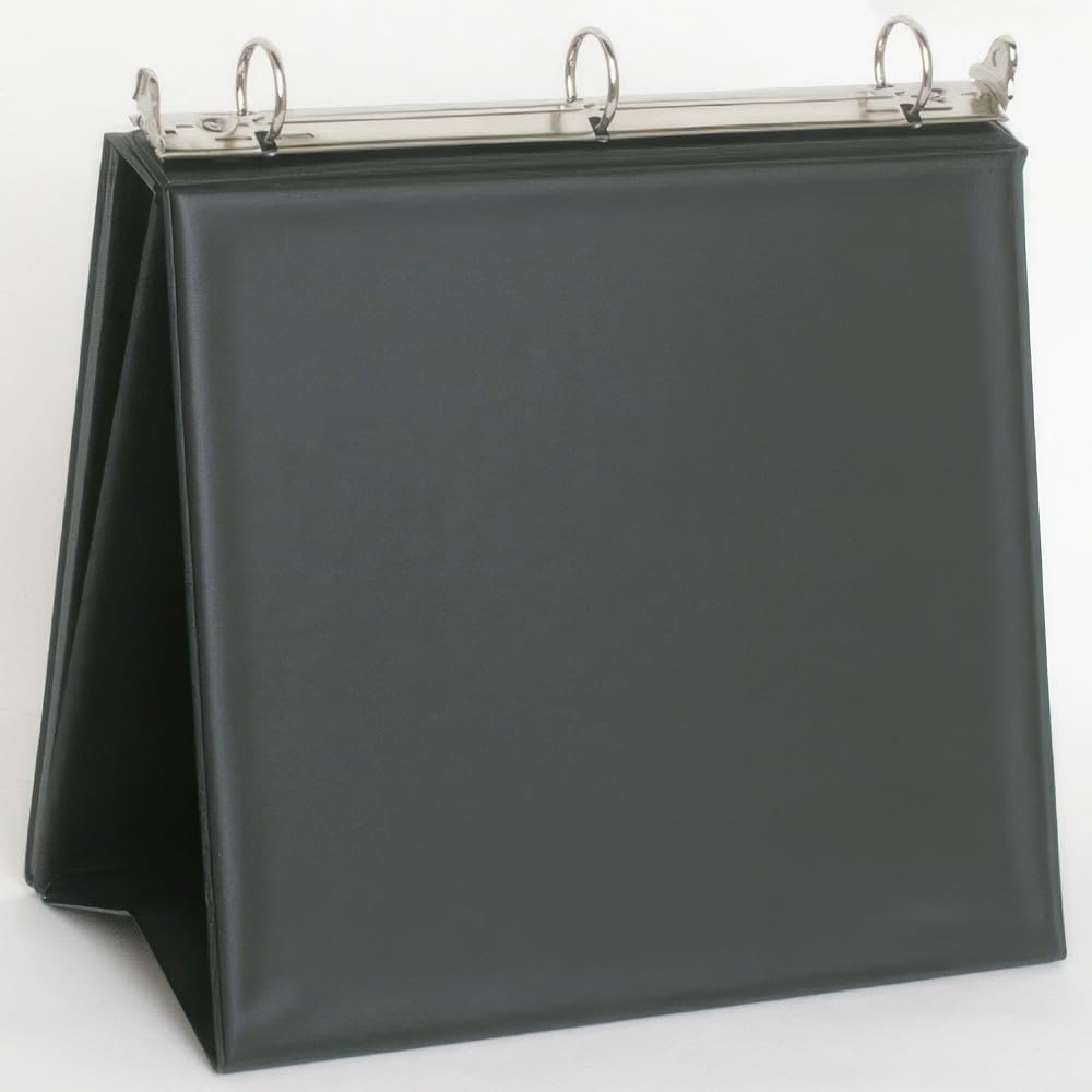 StoreSMART - Flip Chart Easel Presentation Binder - Landscape/Horizontal - Black - VH424 (Sheets not Included)