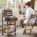 homsorout art cart, 3 tier rolling cart, main product view