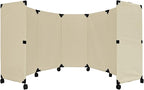 Versare MP10S Portable Folding Wall Partition | Economical 5 Panel Design | by VERSARE