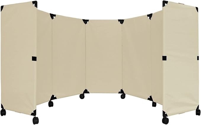 Versare MP10S Portable Folding Wall Partition | Economical 5 Panel Design | by VERSARE
