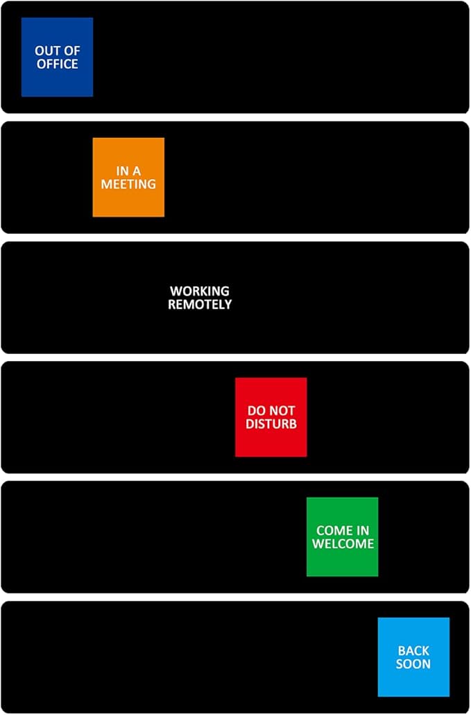 Office Door Sign, Do Not Disturb/Come in Welcome/Out of Office/in a by LoYinLo
