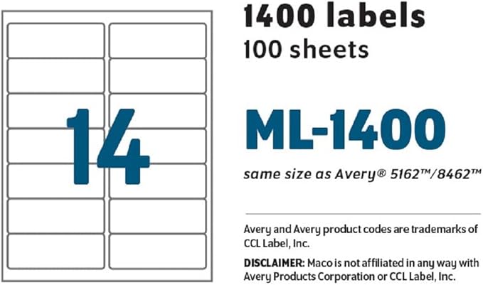 MACO Printable Labels for Mailing - Image 6