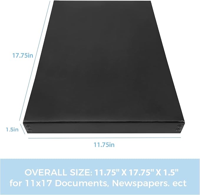 Lineco Museum Archival Storage Box, 11.75x17.75x1.5 in. Drop Front Design. - Image 2