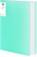 Phyxin Portfolio Binder, 40-Pocket Portfolio Folder 8.5" x 11", Displaying 80 by Phyxin