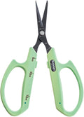 Saboten Fluorine Coated Angled Blade Trimming Scissors Green PT-2 160mm by DL+Wholesale