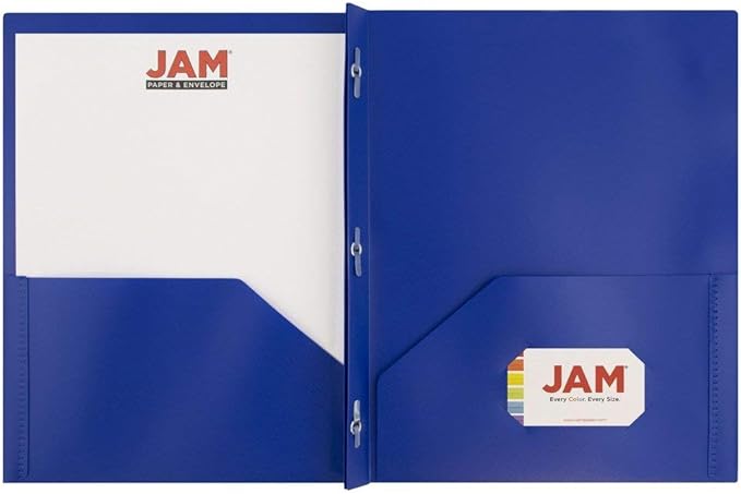 JAM PAPER Plastic Color POP Folders - Image 3