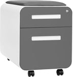 Laura Davidson Furniture STOCKPILE Mini Seated 2 Drawer Mobile File Cabinet by LauraDavidsonFurniture
