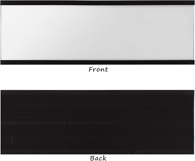 Realth C Channel Magnetic Label Holders 2'' x 3'' 50 Pack, Magnetic File - Image 6