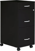 Lorell LYS SOHO Box/File/File 3-Drawer Mobile File Cabinet by Lorell