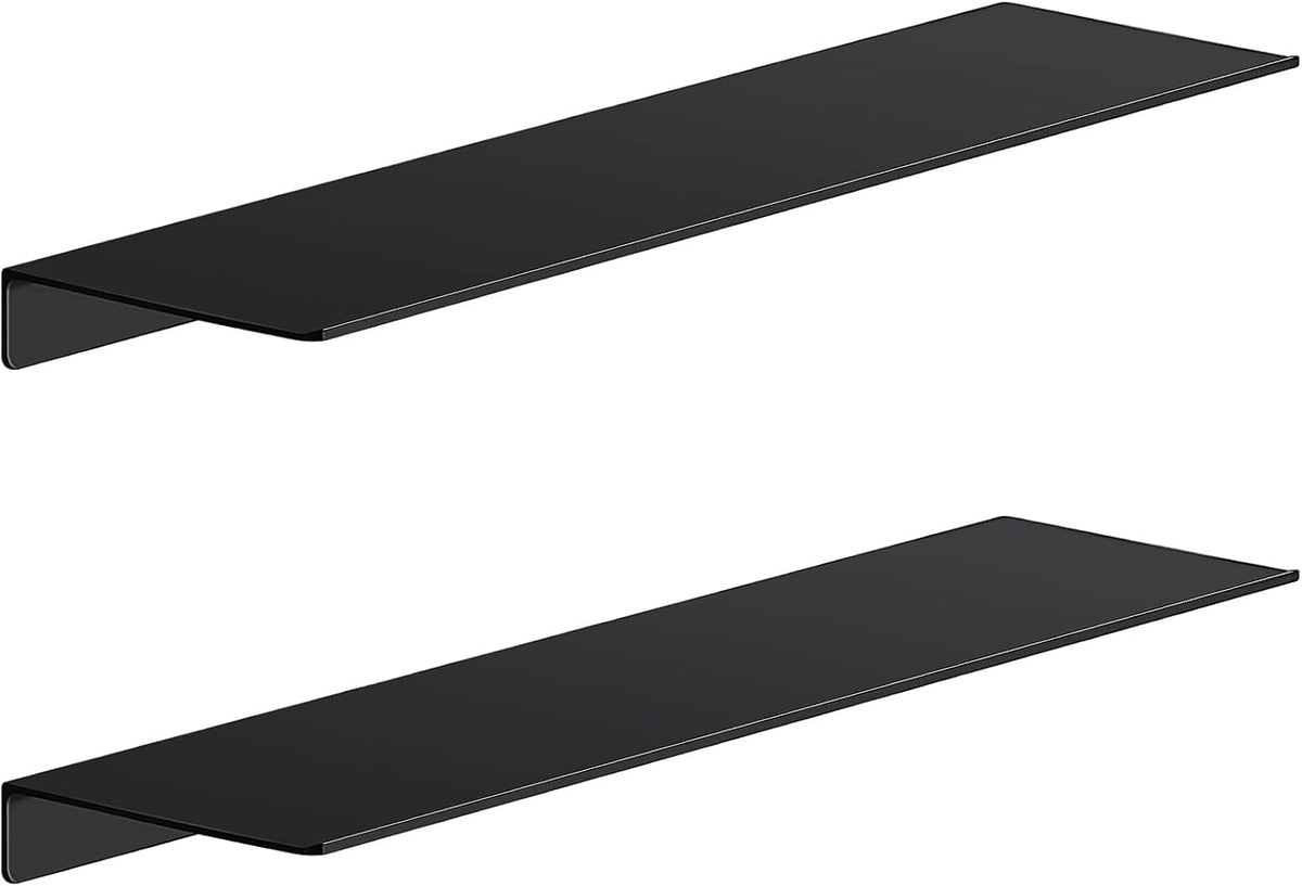 Danpoo 20 inch Long Metal Floating Shelves for Wall Organizer & Storage, ...