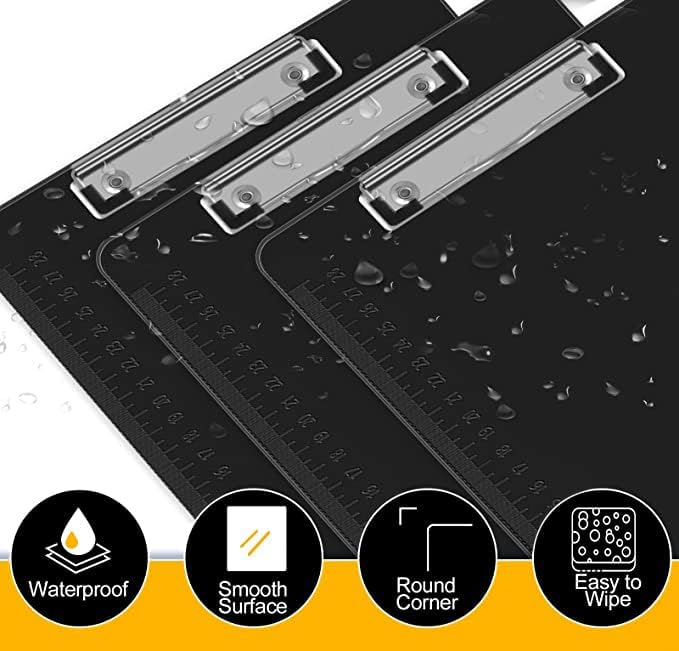 HERKKA 25 Pack Plastic Clipboards, A4 Letter Size, 12.5 x 9 Inch - Image 6