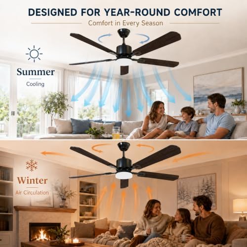 42 inch ceiling fans with lights and remote, package contents