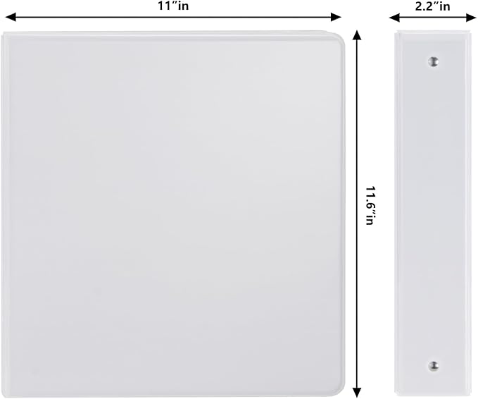 COMIX Sturdy 3 Ring Binder 1.5 inch - Image 3