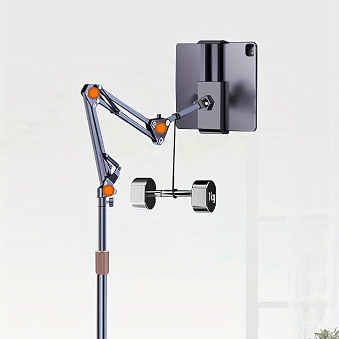 Hosann Century Tablet Floor Stand Holder 360° Rotatable Metal Tablet Stand - Image 5