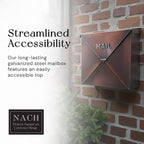NACH Mailboxes for Outside Wall Mount, Waterproof Mailboxes for Outside - Image 5