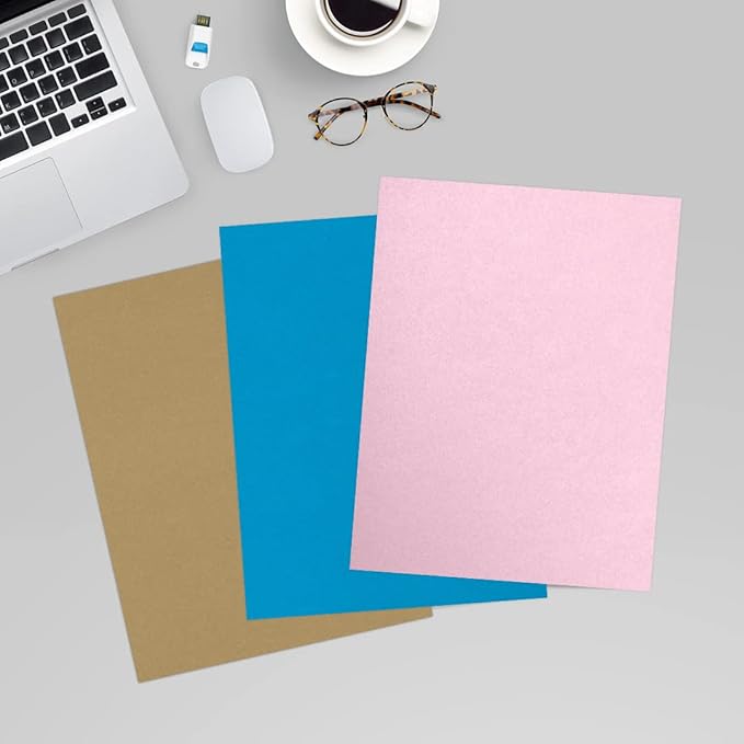 LUXPaper 8.5" x 11" Paper | Letter Size | Rose Quartz Metallic | 80lb. Text | - Image 6