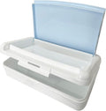 Double Layer Plastic Art Storage Box ，Fashion Hard Durable Pencil Organizer by zhuohai