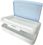 Double Layer Plastic Art Storage Box ，Fashion Hard Durable Pencil Organizer by zhuohai