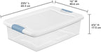 Sterilite 18-Pack Latching Box, Under Bed Storage Bins - Image 2