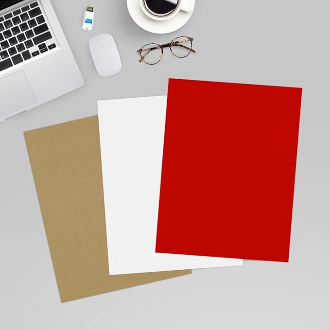 LUXPaper 8.5" x 11" Paper | Letter Size | Holiday Red | 60lb. Text | 1 - Image 6