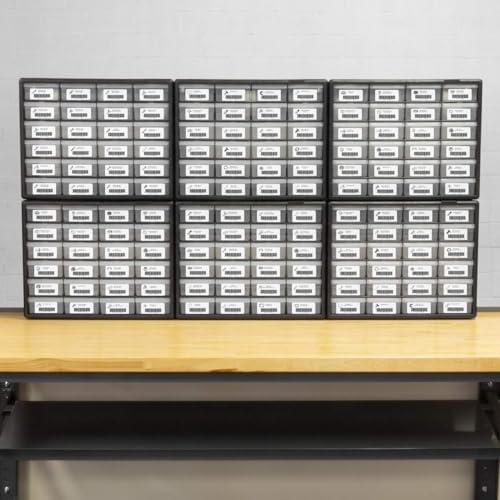 Akro-Mils 24 Cabinet 10724, Plastic Parts Storage Hardware and Craft Cabinet,...