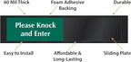 SmartSign Privacy Sign Please Knock And Enter/In Session Door Slider Sign - Image 4