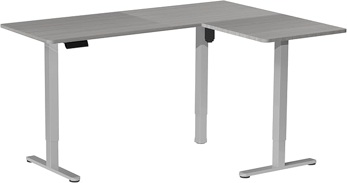 VIVO Electric Corner 63 x 55 inch L-Shaped Standing Desk, Memory Height - Image 9