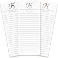 Current Personalized Name & Initial Notepad Set – Set of 3, 30-Sheet Pads by Current