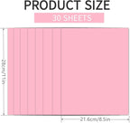 30 Sheets Pink Cardstock 8.5'' x 11'', 250gsm/90lb Heavyweight Cover Cardstock - Image 2