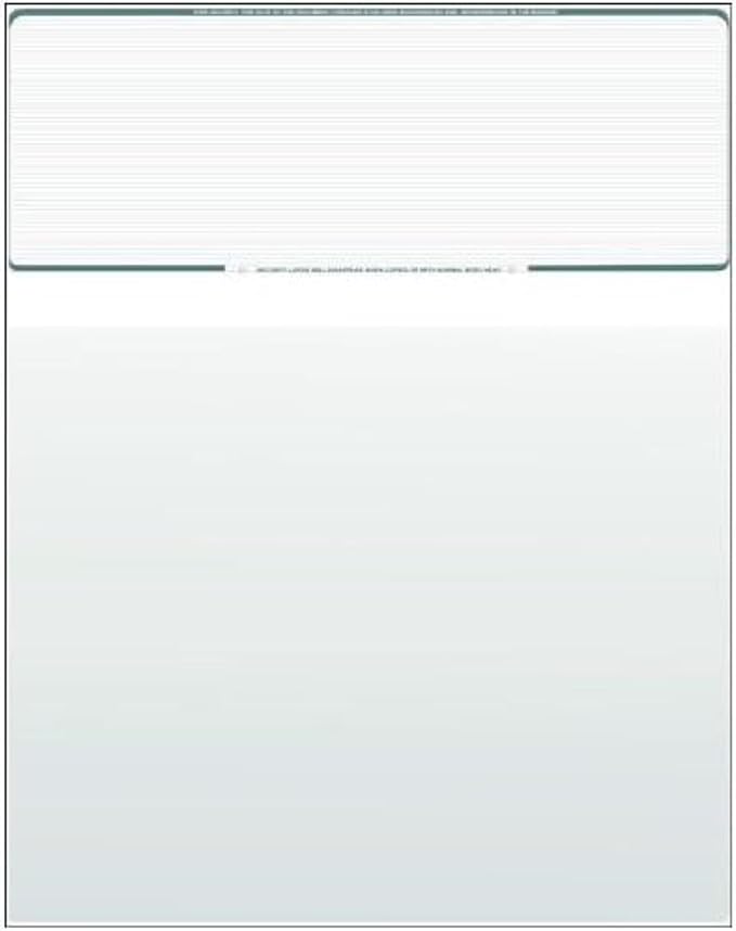 Compuchecks Check on Top Blank Check Paper by Compuchecks