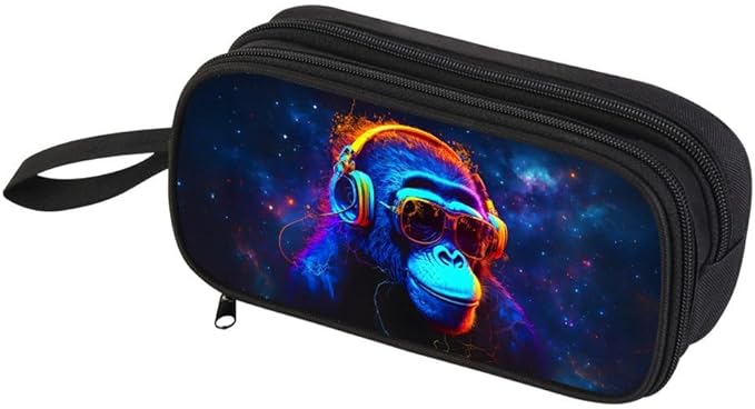 HiGaits Pencil Case for Boys, Durable Pen Box Gorilla by Unknown