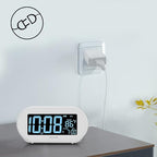 DreamSky Alarm Clocks for Bedrooms, Auto Set Digital Desk Clock for Bedside - Image 4