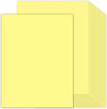 100 Sheets Yellow Cardstock 8.5 x 11 Thick Paper, Goefun 80lb Card Stock by Goefun