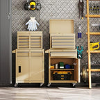 dreamade 5-drawer tool chest combo, rolling tool cabinet, view 9