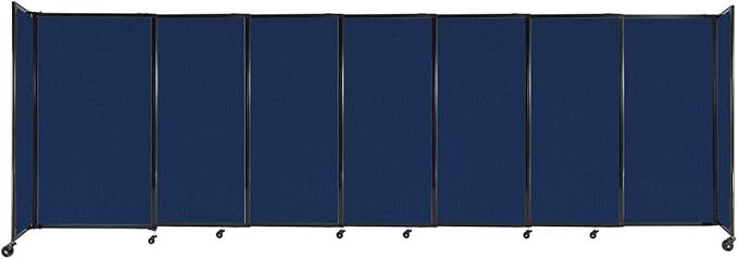 Versare Straightwall Sliding Portable Wall Partition | Freestanding Office by VERSARE