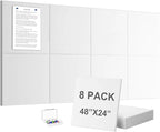 G Gamit Large Felt Wall Tiles Bulletin Board, Large Cork Board Alternative by GGAMIT
