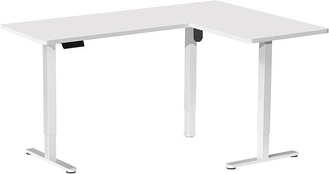 VIVO Electric Corner 63 x 55 inch L-Shaped Standing Desk, Memory Height - Image 9