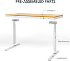 SANODESK Standing Desk with Drawer, Dual Motor 3 Stage Electric Height - Image 8