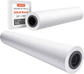 VEVOR Wide Format Paper, 24 in x 150 ft Plotter Roll, 2 Rolls CAD Bond Rolls by VEVOR