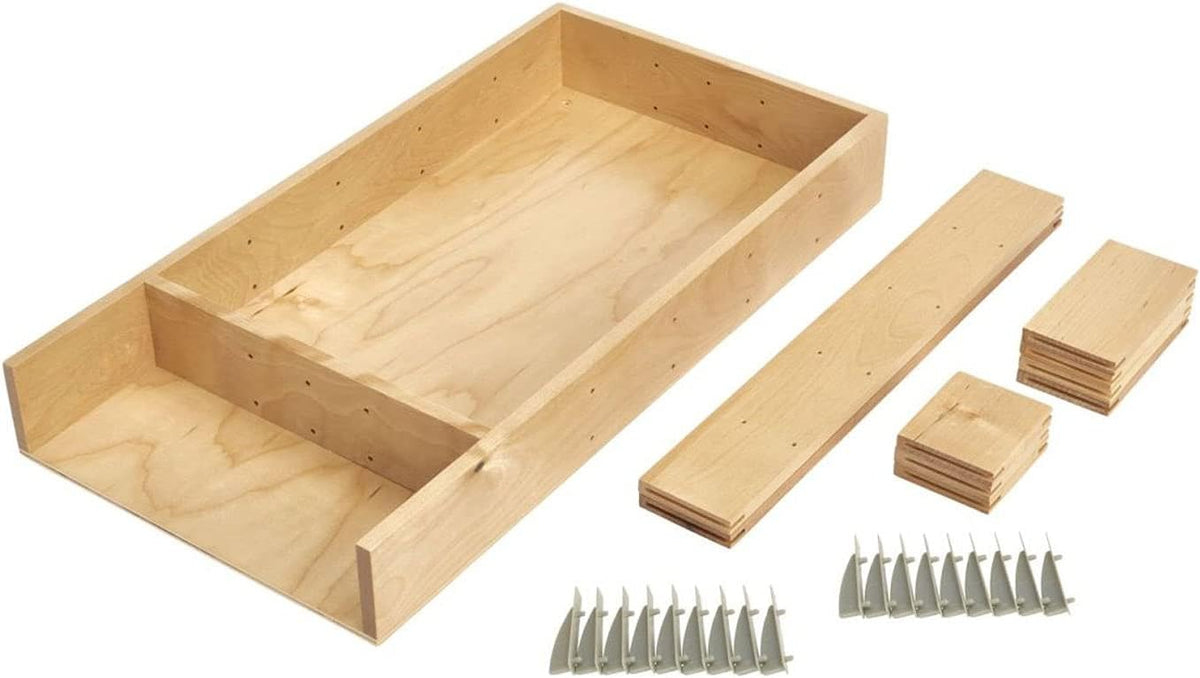Rev-A-Shelf Customizable Silverware Drawer Insert Divider Organizer Kit